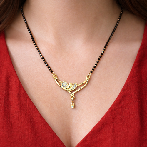 Aarvisha Gold Plated Mangalsutra