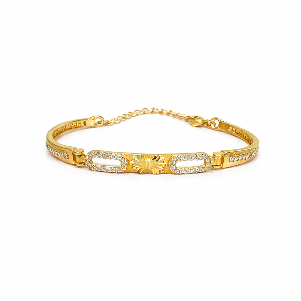 SwarnaVaibhav Gold Plated Adjustable Bracelet