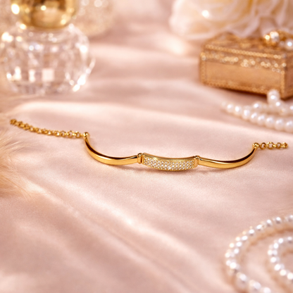 KanakVira Gold Plated Adjustable Bracelet