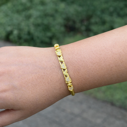 SuvarnaRidhi Gold Plated Adjustable Bracelet