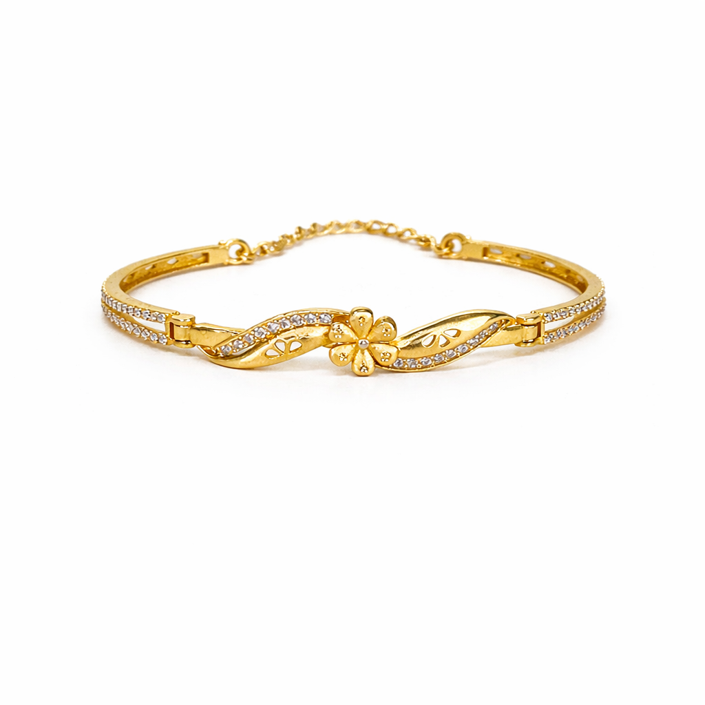 PushpKanak Gold Plated Adjustable Bracelet