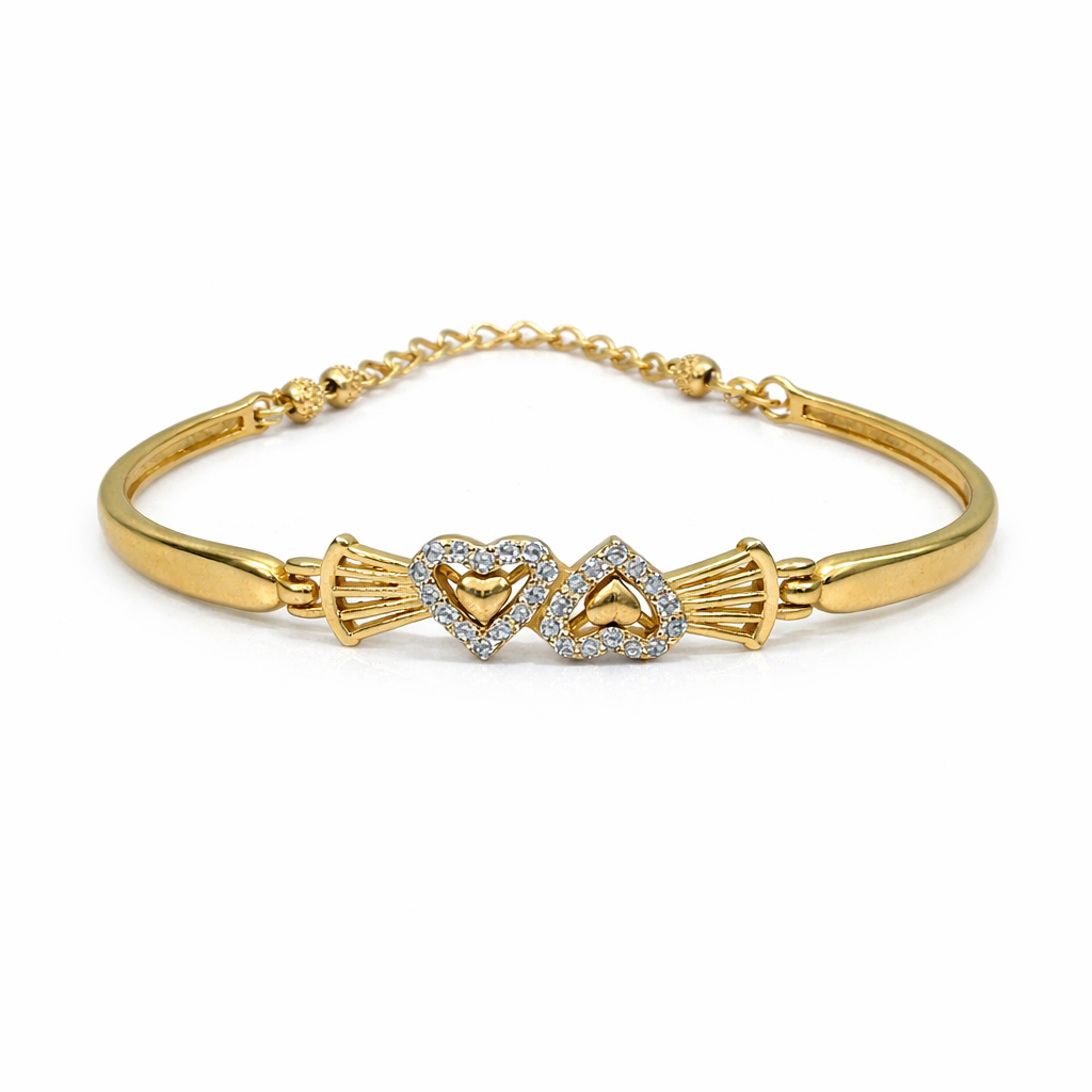 Hiranyangi Gold Plated Adjustable Bracelet