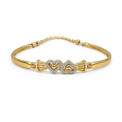 Hiranyangi Gold Plated Adjustable Bracelet