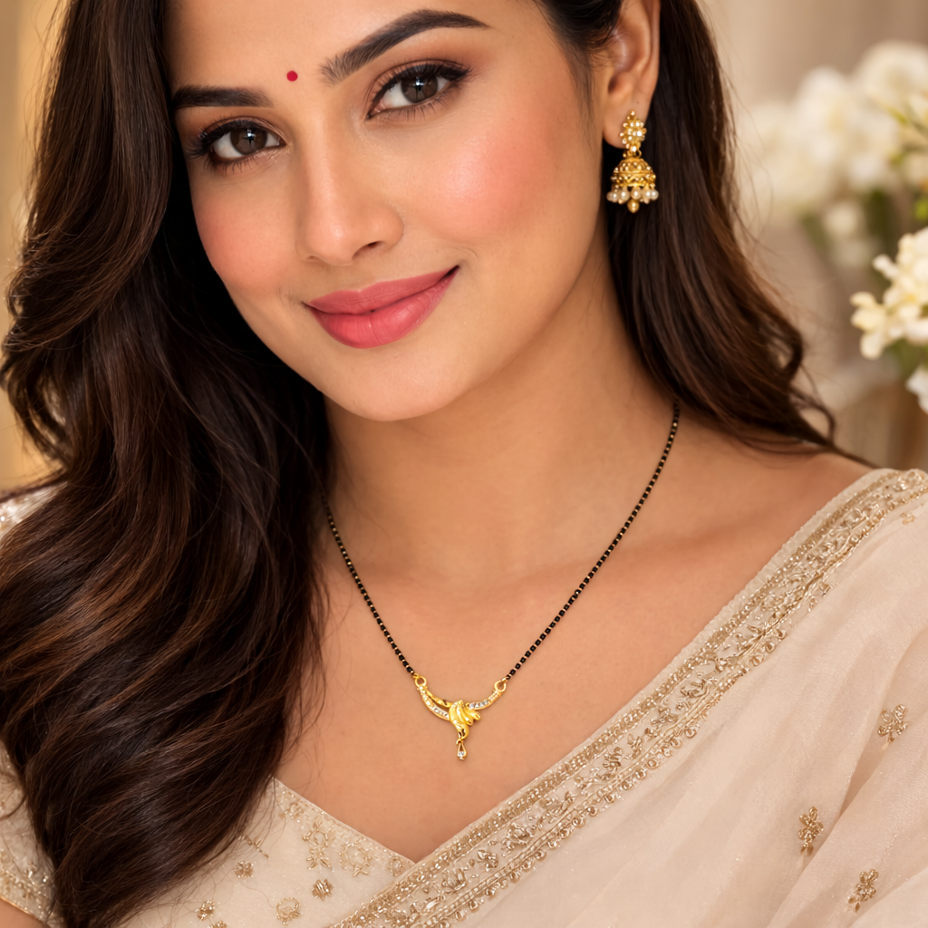 Pravika Gold Plated Mangalsutra