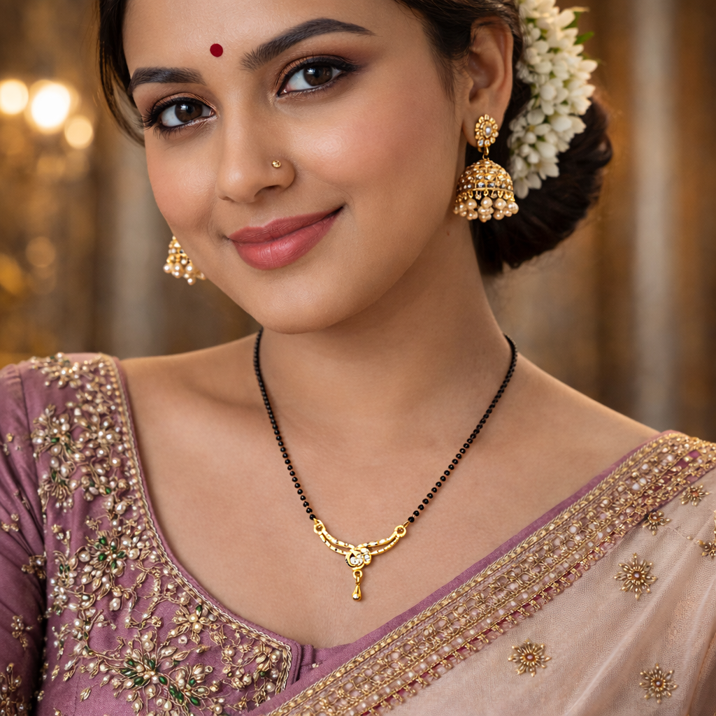 Nayantara Gold Plated Mangalsutra