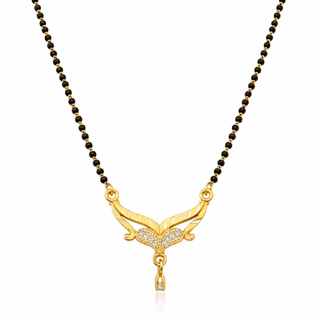 Rishmita Gold Plated Mangalsutra
