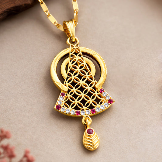 KanakPrerna Gold Plated Pendant