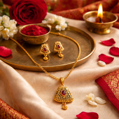 SwarnaShree Gold Plated Pendant
